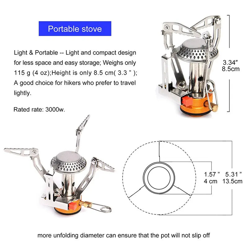 Widesea Foldable Camping Gas Stove Heater