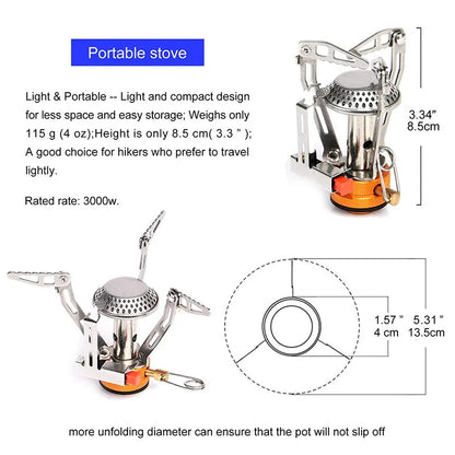 Widesea Foldable Camping Gas Stove Heater