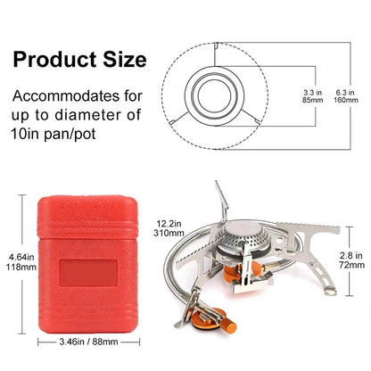 Portable Folding Camping Gas Stove 3500W